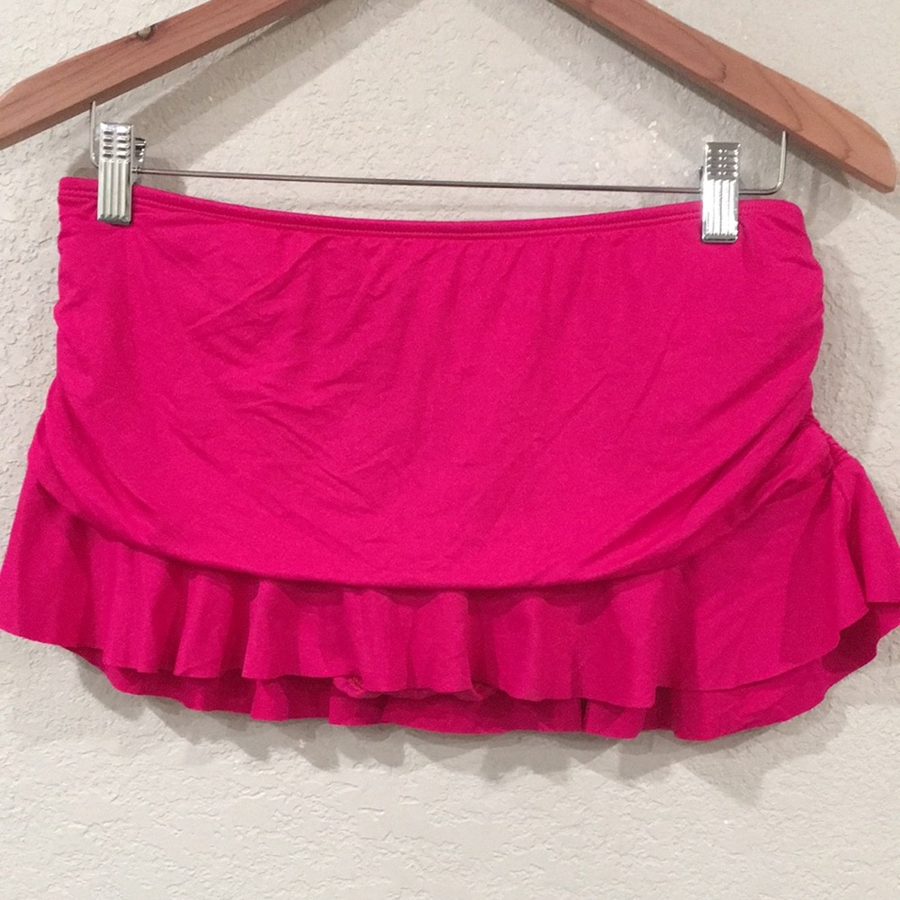 👍$10/Bundle LA BLANCA Women’s Sz 8 Pink Skirted Bikini Bottoms